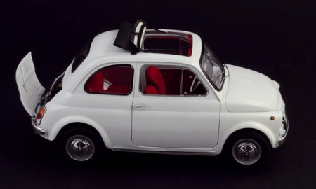 maquette a construire italeri fiat 500F VERSION 1968 BLANCHE  syracom modélisme eslettes rouen normandie