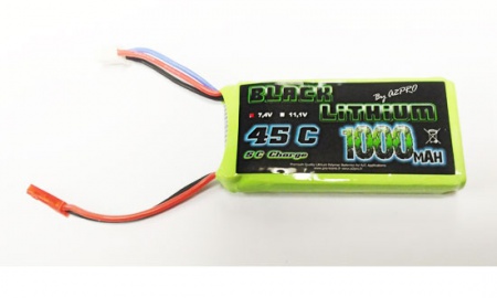 BLACK LITHIUM 1000mAh 35 c 2s 7.4vBEC