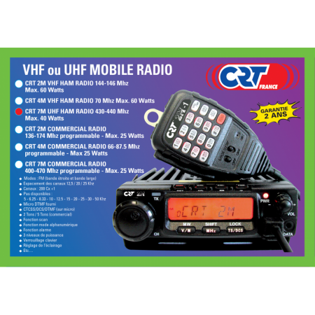 CRT 7M POSTE UHF 40 WATTS