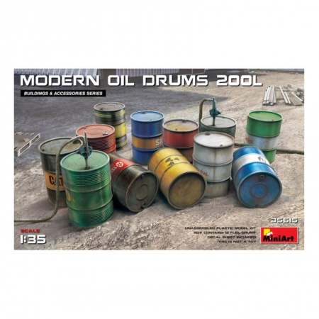 MODERN OIL DRUMS 200L BIDONS