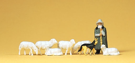 MOUTONS ET BERGER 
