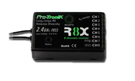 R8X RECEPTEUR 8 V- PROTRONIC