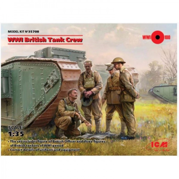 WWI BRITISH TANK CREW